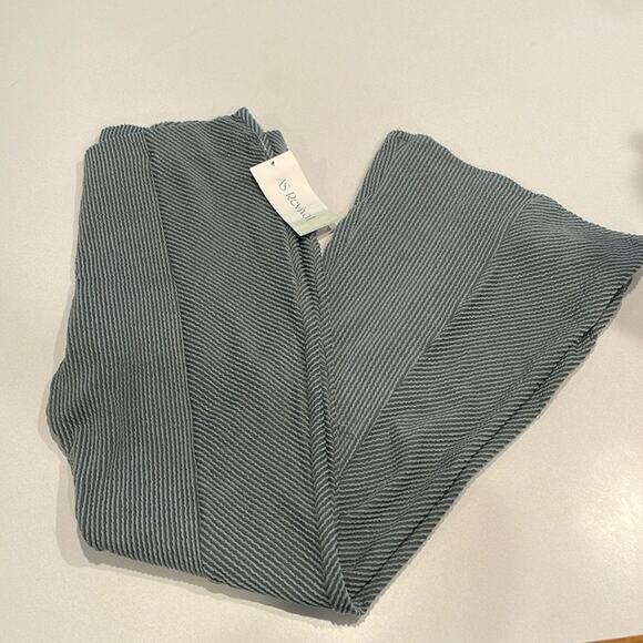 NWT Altar’d State Green Ribbed Flare Pants Size XXL - Picture 1 of 8
